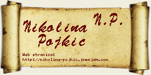 Nikolina Pojkić vizit kartica